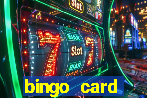 bingo card generator with pictures